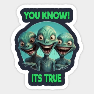 Aliens: DID YOU KNOW! Sticker